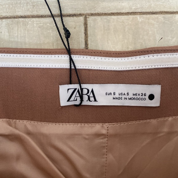 Zara NWT Tan Strapless Top Small - Picture 2 of 3